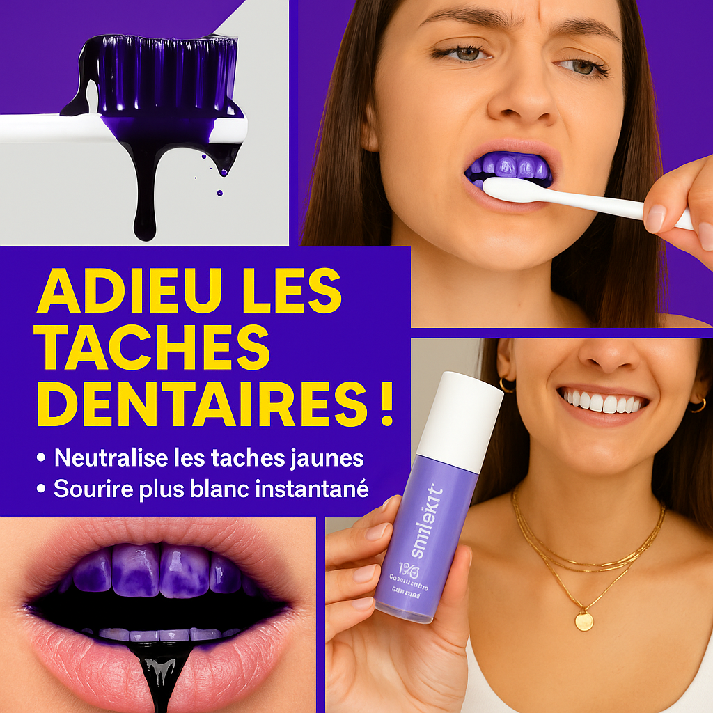 Dentrifrice  Blanchisseur dentaire V34
